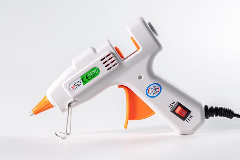 Saide-15/25W White(Aluminum Nozzle) Hot Melt Glue Gun