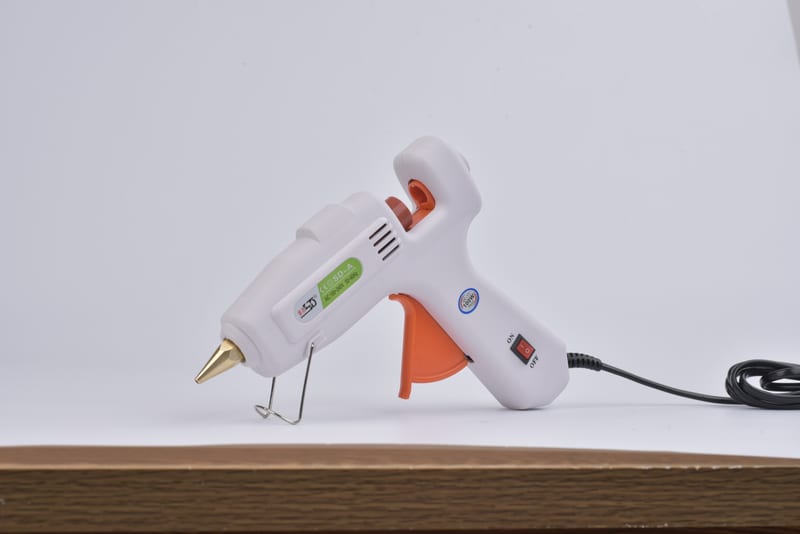 Saide-100W White  Copper Nozzle Hot Melt Glue Gun