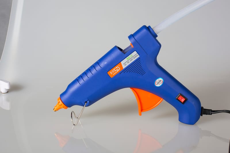 Saide-100W Blue  Copper Nozzle Hot Melt Glue Gun