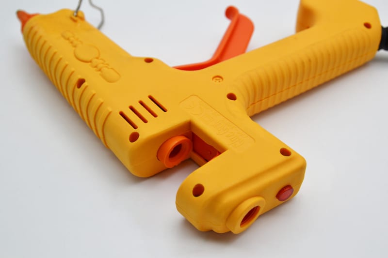 Saide 300W Yellow Copper Nozzle  Adjustable Temp Hot Melt Glue Gun