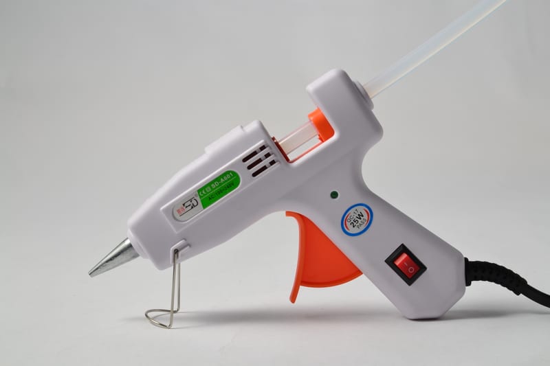 Saide-25W White(Aluminum Nozzle) Hot Melt Glue Gun