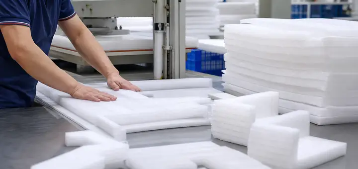EPE foam protective packaging application illustration